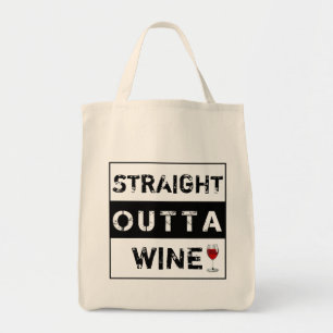 Bolso De Tela Directamente del vino o personaliza tu propio text