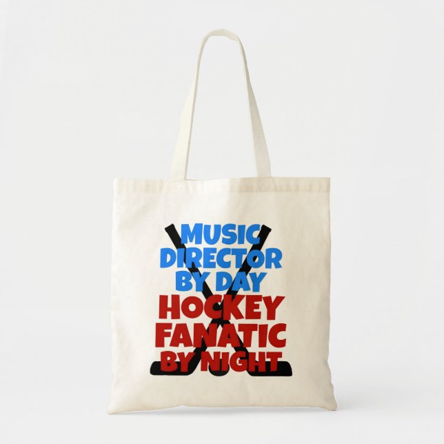 Bolso De Tela Director de Hockey Lover Music (Frente)