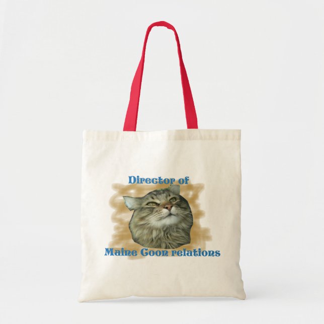 Bolso De Tela Director de Relaciones Maine Coon (Frente)