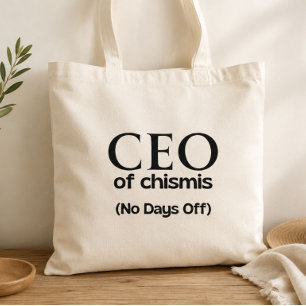 Bolso De Tela Director ejecutivo de Chismis Funny Filipino Gift 