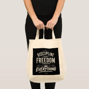 Bolso De Tela Disciplina Hoy Libertad Mañana