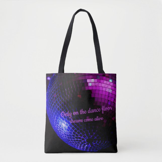 Bolso De Tela Disco Ball Dreams (Anverso)