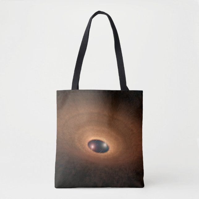 Bolso De Tela Disco De Dusty Material Leftover De Star Formation (Anverso)