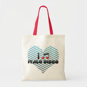 Bolso De Tela Disco de Italo