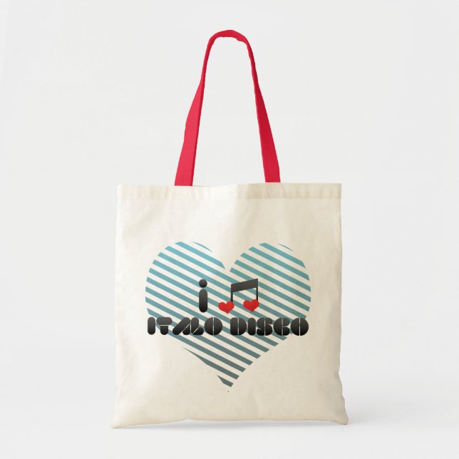 Bolso De Tela Disco de Italo (Frente)