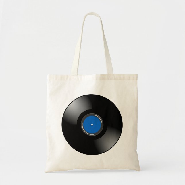 Bolso De Tela Disco de vinilo (Frente)