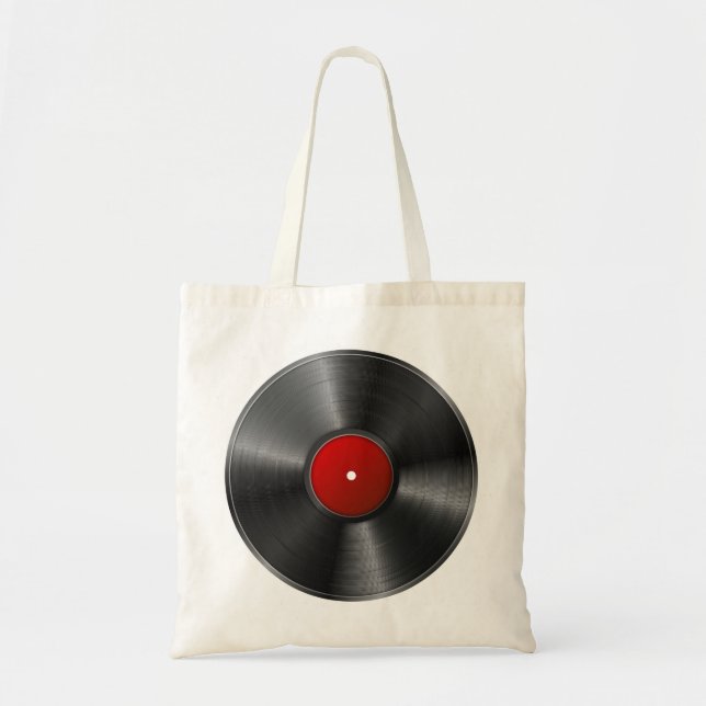 Bolso De Tela Disco de vinilo (Frente)