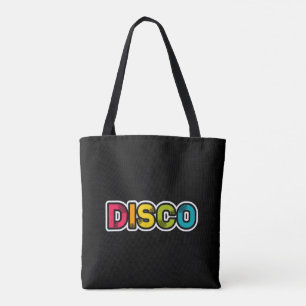 Bolso De Tela DISCO retro vinilo