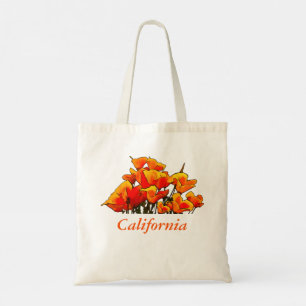 Bolso De Tela Discografía estilizada con texto "California" Tote
