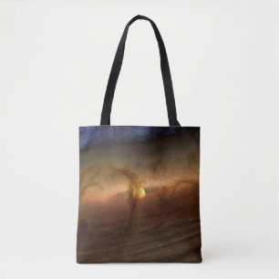 Bolso De Tela Discos De Estrellas De Círculo De Material De Form