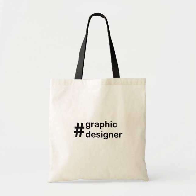 Bolso De Tela Diseñador de gráficos (Frente)