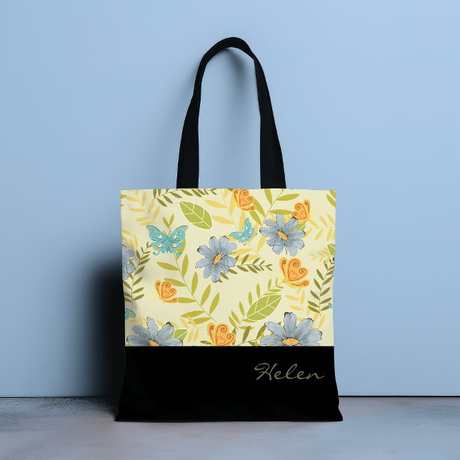 Bolso De Tela Diseñador personalizado de belleza botánica Tote B (Subido por el creador)