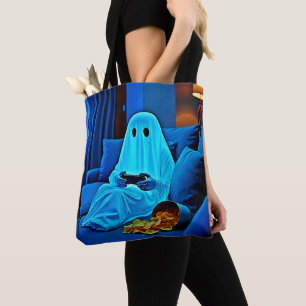 Bolso De Tela Diseñar un fantasma, una noche acogedora