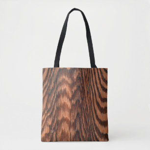 Bolso De Tela diseño abstracto de grano de madera