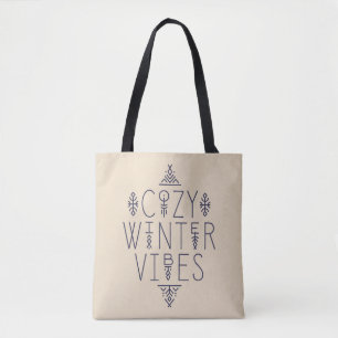 Bolso De Tela Diseño acogedor de vibraciones de invierno