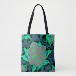 Bolso De Tela Diseño Art Déco #10 Rosa