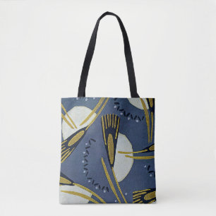 Bolso De Tela Diseño Art Deco floral #7