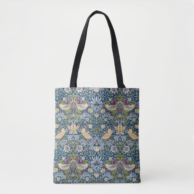 Bolso De Tela Diseño Art Nouveau para aves (Anverso)