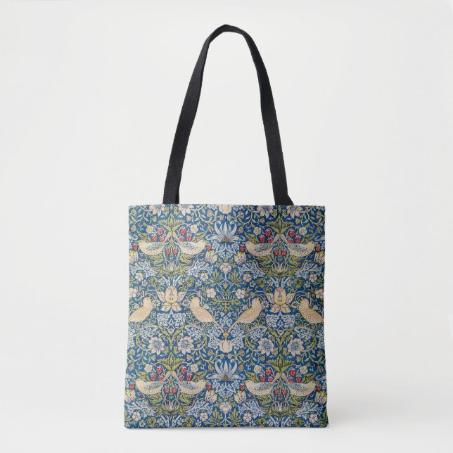 Bolso De Tela Diseño Art Nouveau para aves (Anverso)