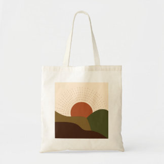 Bolso De Tela Diseño artístico del Sunset Boho