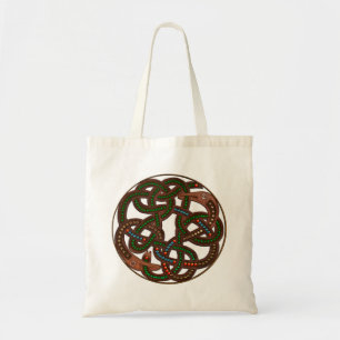 Bolso De Tela Diseño artístico irlandés de Celtic Viking Serpent