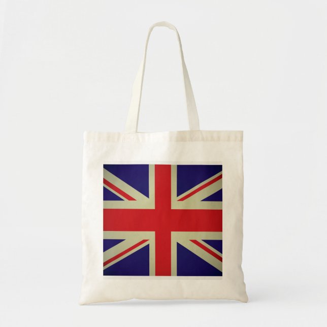 Bolso De Tela Diseño británico de la bandera (Frente)