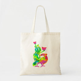 Bolso De Tela Diseño cisne liyaval tradicional de Sri Lanka  