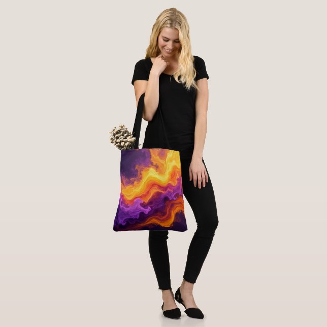 Bolso De Tela Diseño colorido (Puesto)