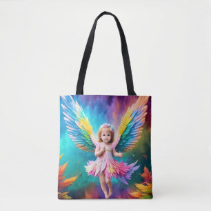 Bolso De Tela Diseño colorido del ángulo del bebé