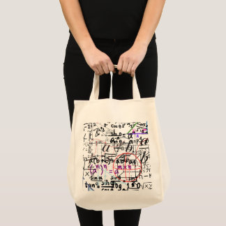 Bolso De Tela Diseño con patrones de las matemáticas de Tote Bag