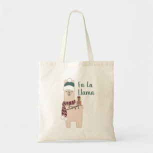 Bolso De Tela Diseño Cute Holiday Fa La llama
