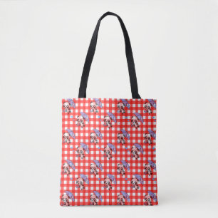 Bolso De Tela Diseño Cute Red Gingham Check