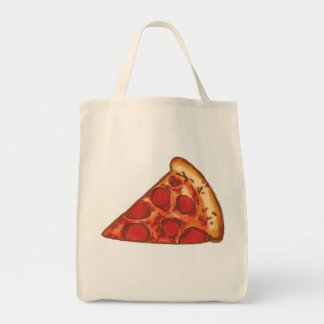 Bolso De Tela Diseño de acuarela de pizza picante