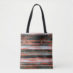Bolso De Tela Diseño de alfombras de estribos de estampado étn