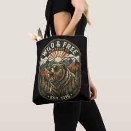 Bolso De Tela Diseño de amante de la naturaleza al aire libre de