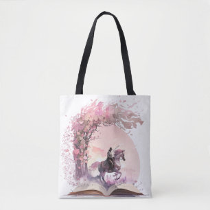 Bolso De Tela Diseño de Amante de Libros de Fantasía