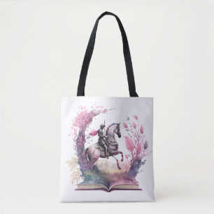 Bolso De Tela Diseño de Amante de Libros de Fantasía