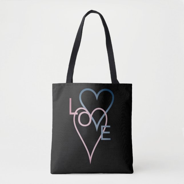 Bolso De Tela Diseño de amor (Anverso)