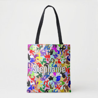Bolso De Tela Diseño de Arte Abstracto Personalizado