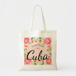 Bolso De Tela Diseño De Arte Floral Elegante