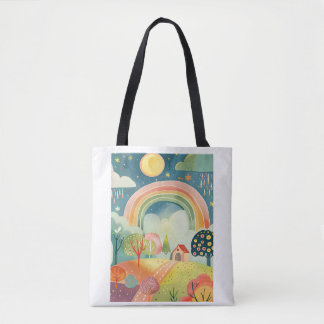 Bolso De Tela Diseño de Arte para Guardería