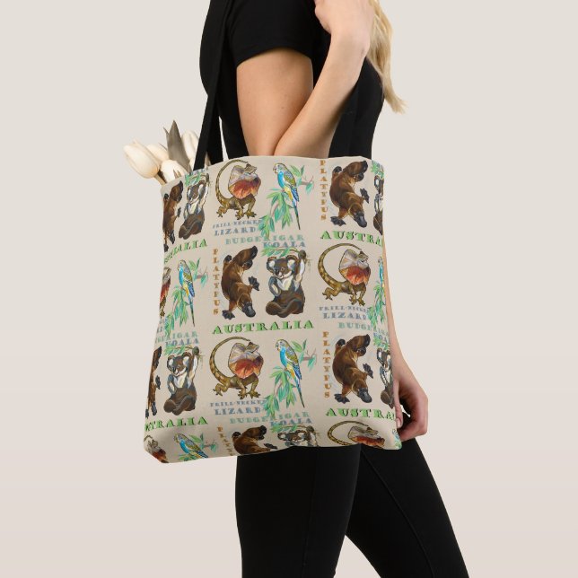 Bolso De Tela Diseño de Australia (Detalle)