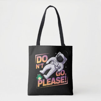 Bolso De Tela Diseño de aventura cósmica de astronauta flotando