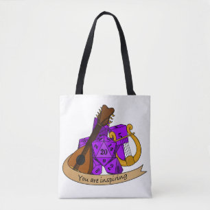 Bolso De Tela Diseño de Bard Dice