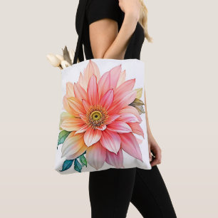 Bolso De Tela Diseño de Bloom de Abstracto de Petal suave