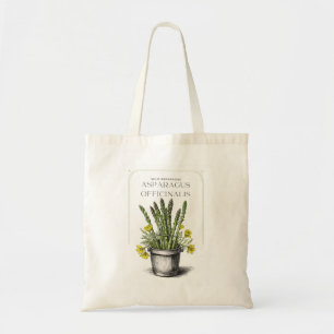 Bolso De Tela Diseño de boceto de espárragos silvestres: inspira