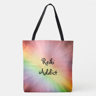 Bolso De Tela Diseño de bonito arco iris Reiki Addict