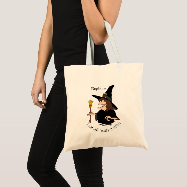 Bolso De Tela Diseño de brujas personalizado (Anverso (producto))