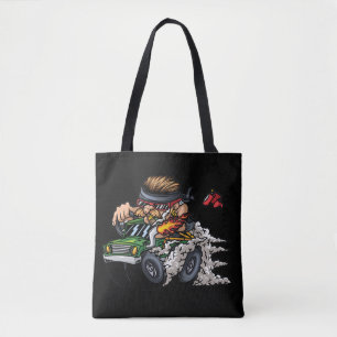 Bolso De Tela diseño de camión monstruo 1
