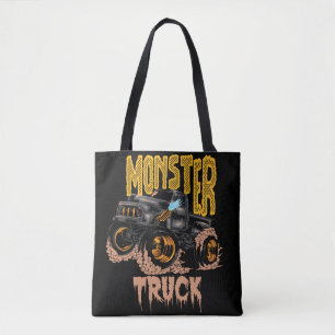 Bolso De Tela diseño de camiones monstruos
